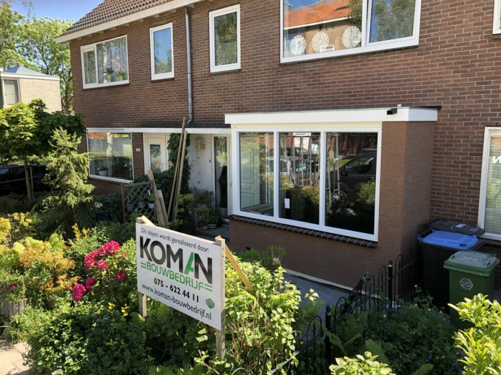 Erker gemaakt door KOMAN Bouwbedrijf BV
